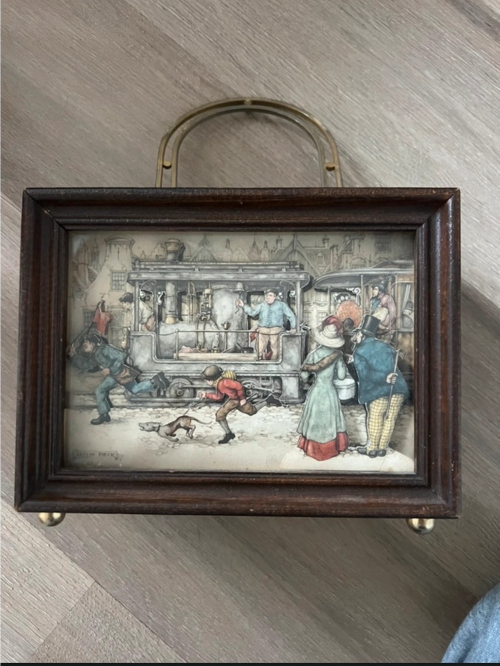 Anton Pieck 3D decoupage shadow box